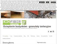 Tablet Screenshot of ekofiberkrakow.pl